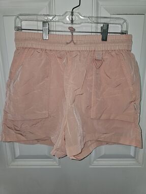 Blush Pink Double Layer Running Shorts Fabletics Sz M